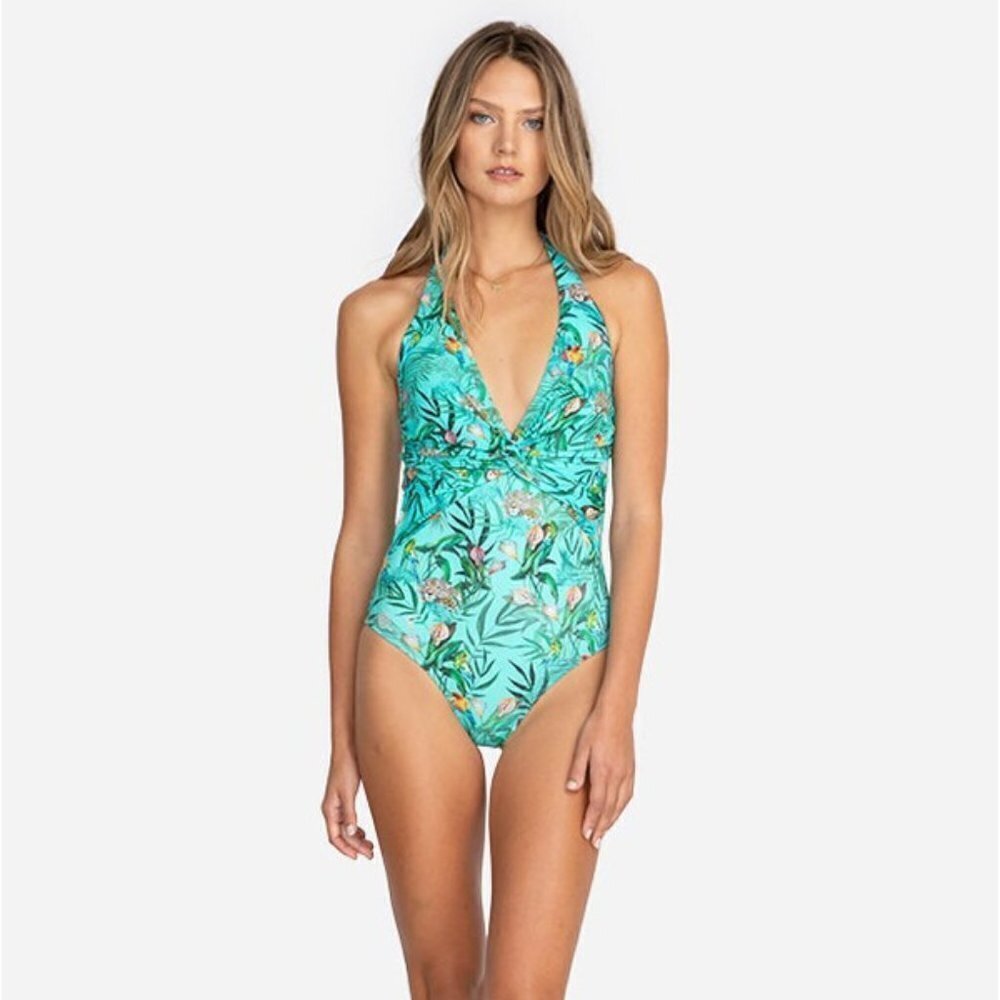 Johnny Was Taina Twist One Piece Swimsuit size 1X NWT